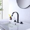 Grifo para lavabo de baño generalizado con 3 orificios y 2 manijas de arco alto