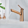 Grifo de lavabo extraíble montado en cubierta, grifo de baño con rociador