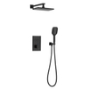 Juego de sistema de cabezal de ducha termostático oculto para baño