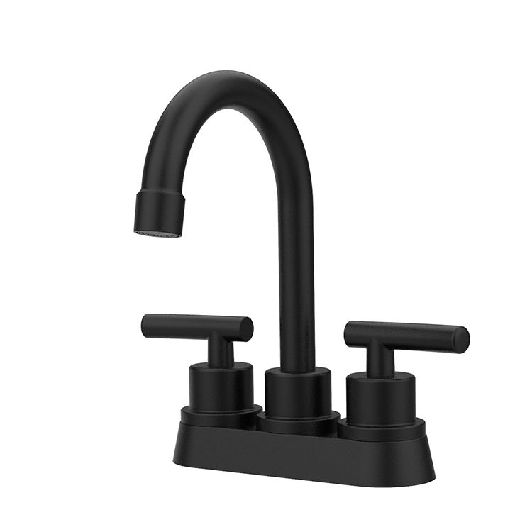 Grifo para lavabo de baño con 2 manijas de 4 pulgadas