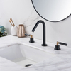 Grifos de lavabo de mano de baño generalizados con doble manija para fregadero con 3 agujeros