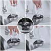 Lavadora de vasos de acero inoxidable para fregaderos de cocina, accesorios para fregadero de cocina, barra de enjuague de vidrio, superventas