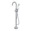 Grifo para bañera con montaje en suelo para baño, grifo independiente para bañera