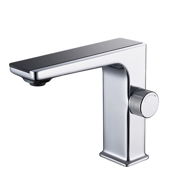 Grifo del grifo del lavabo del baño de la temperatura de la pantalla digital