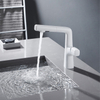 Grifo monomando para lavabo de baño, grifo mezclador de tocador con rociador extraíble