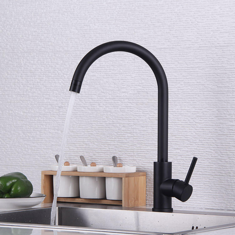 Grifo mezclador de agua para fregadero de cocina, aireador Universal de 2 modos con una sola manija de acero inoxidable