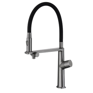 Grifo de agua potable con filtración, mezclador de fregadero de cocina Flexible montado en cubierta, novedad