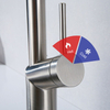 Grifo monomando de acero inoxidable para fregadero de cocina, mezclador Taos