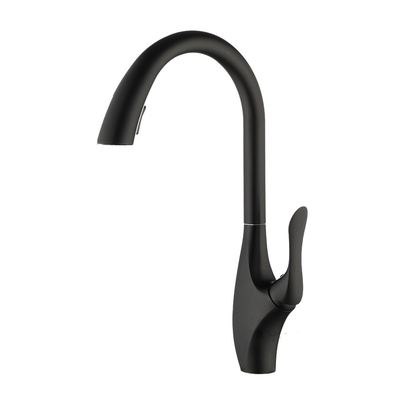 Grifos de cocina Grifo monomando para fregadero con rociador abatible