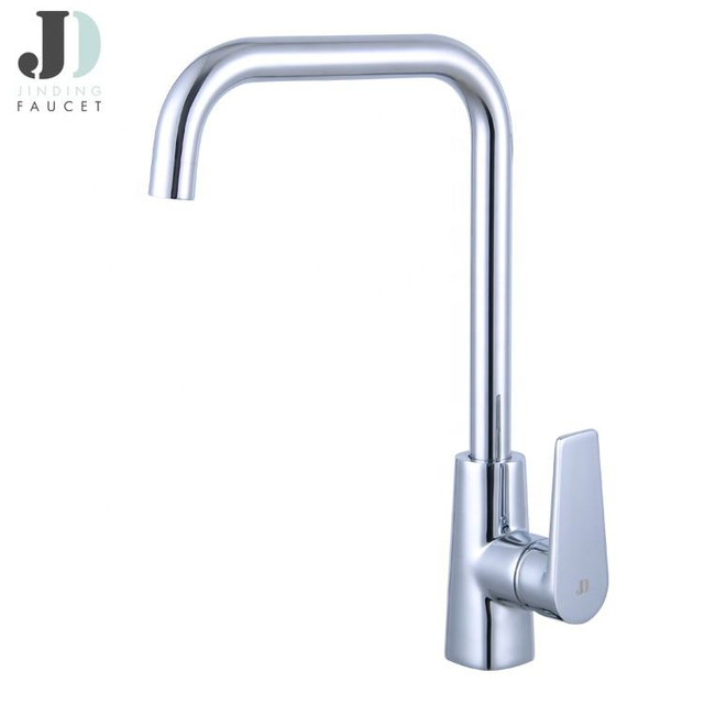 Grifo de agua para fregadero de cocina, cuerpo de latón montado en cubierta moderna, precio de fábrica