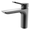 Grifo monomando para lavabo de baño, monomando, montado en cubierta, oro rosa