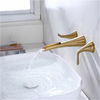 Mezclador de grifo de lavabo de baño oculto de 3 orificios