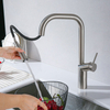 Grifo monomando de acero inoxidable para fregadero de cocina, mezclador Taos