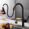 Grifos mezcladores de cocina fríos y calientes Grifos de fregadero de cocina con rociador abatible