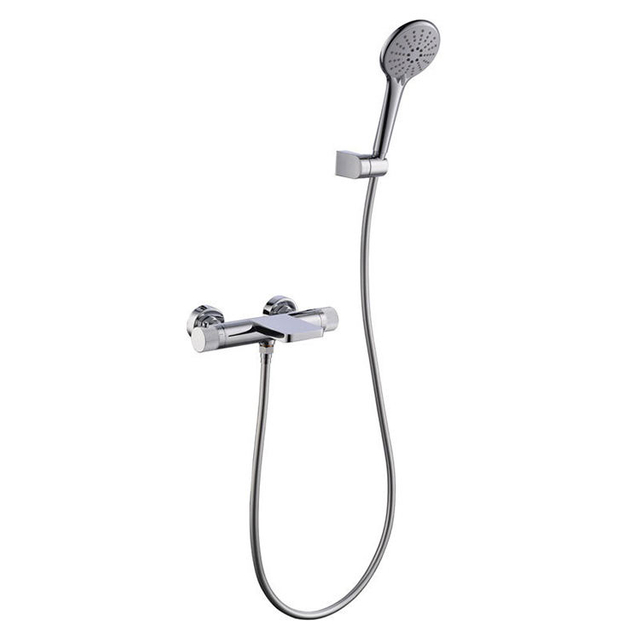 Grifo de ducha para baño, bañera de latón, pared de la Ducha, grifo termostático para ducha de baño